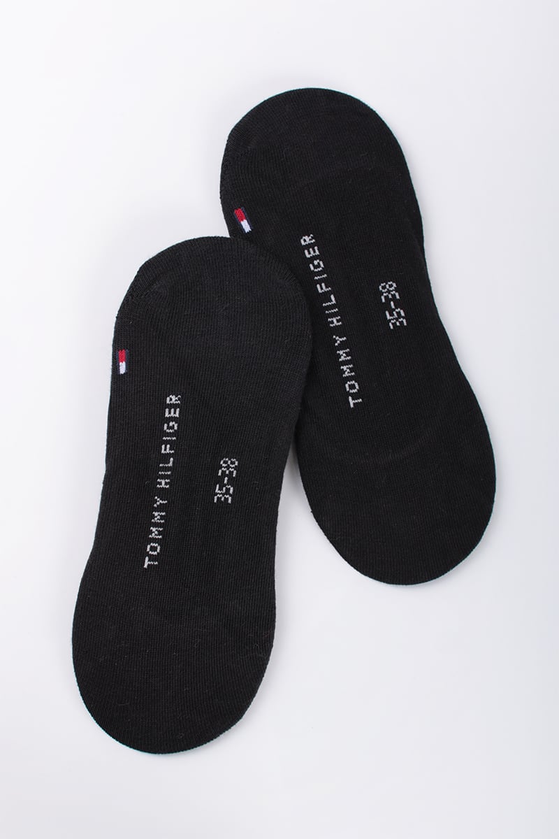 Dámske čierne balerínkové ponožky Footie Invisible - dvojbalenie