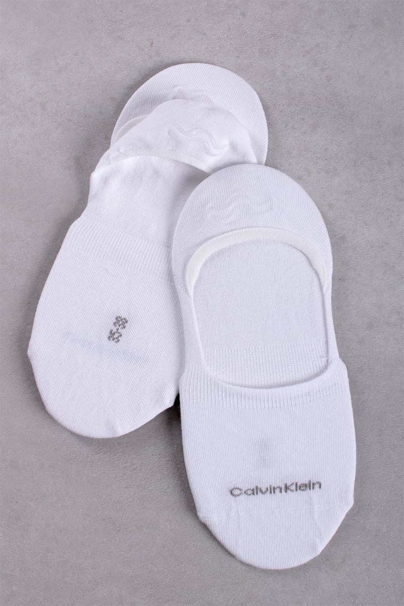 Dámske biele balerínkové ponožky Footie Mid-Cut - dvojbalenie